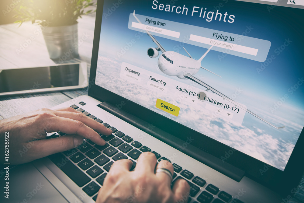 booking flight travel traveler search reservation holiday page