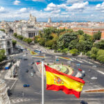 Cibeles fountain at Plaza de Cibeles in Madrid